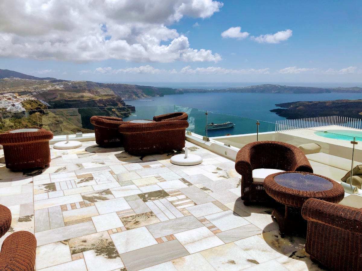 Santorini Terrace View