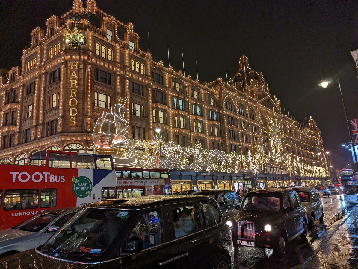 Harrods at Night