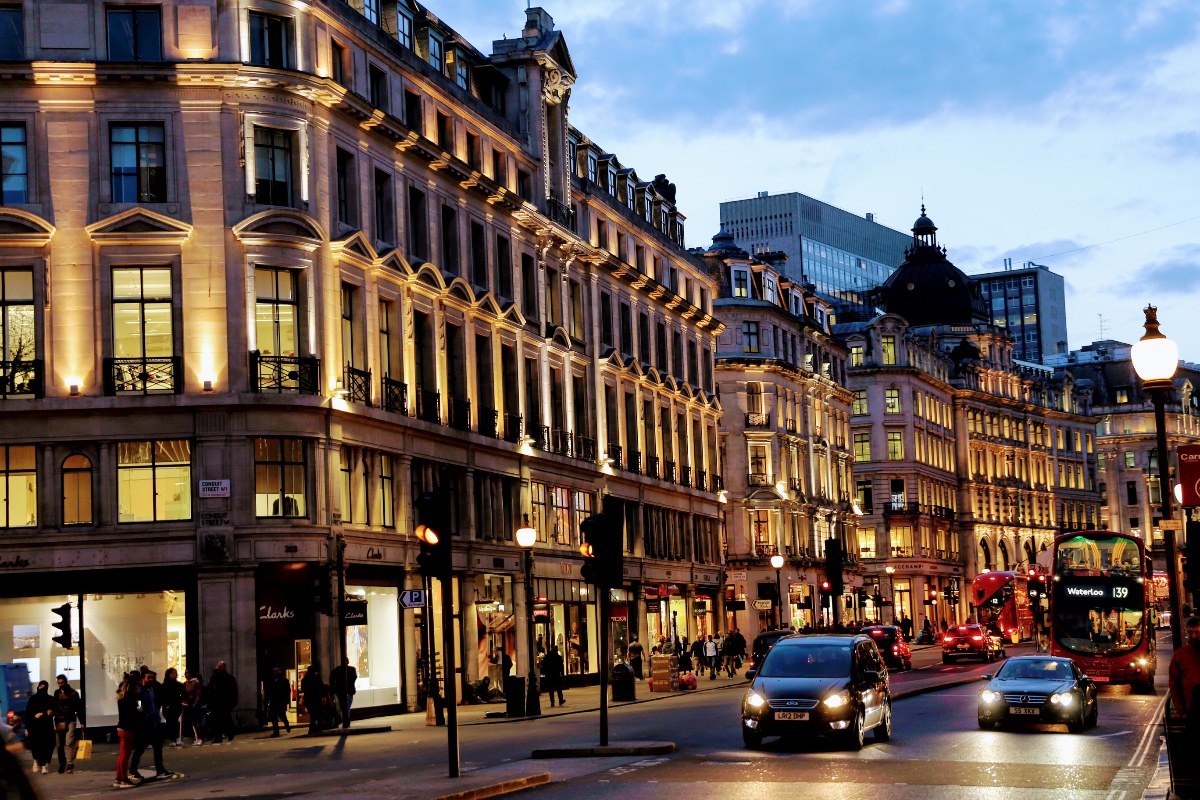 Regent Street at Dusk