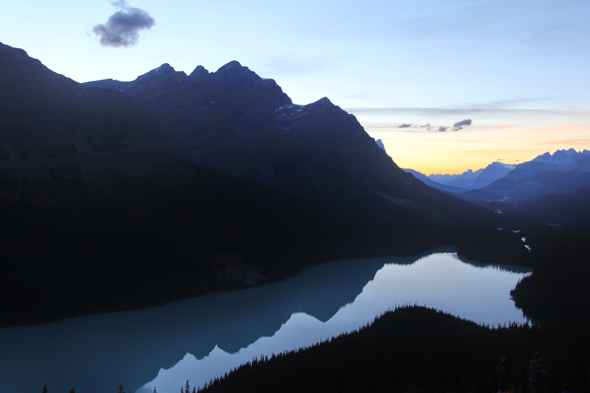 Peyto Lake at Sunset