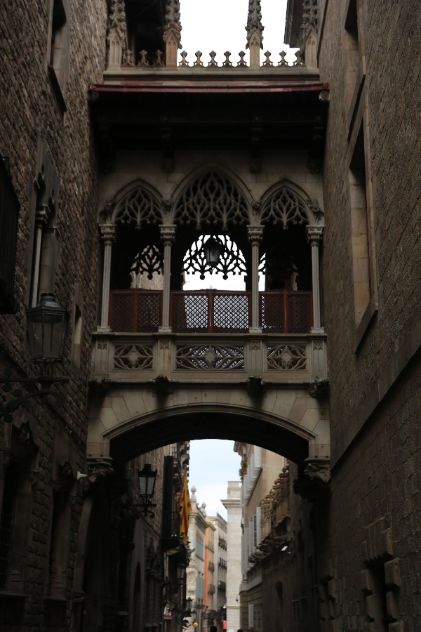 Bishop's Bridge in Gothic Quarter
