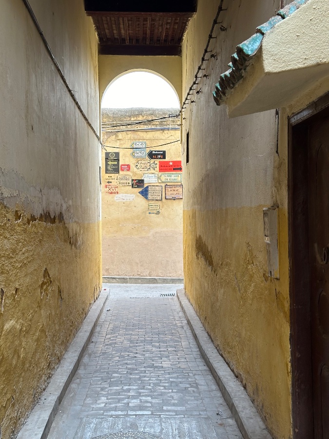 Narrow Alley in Fez