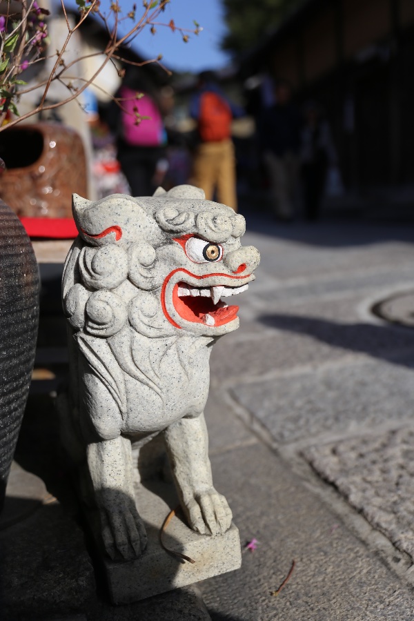 Komainu Statue in Kyoto