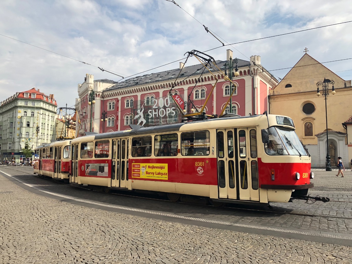 Historic Tram in Prague