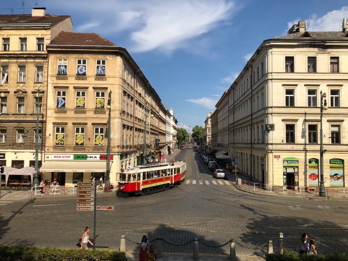 Historic Tram in Prague