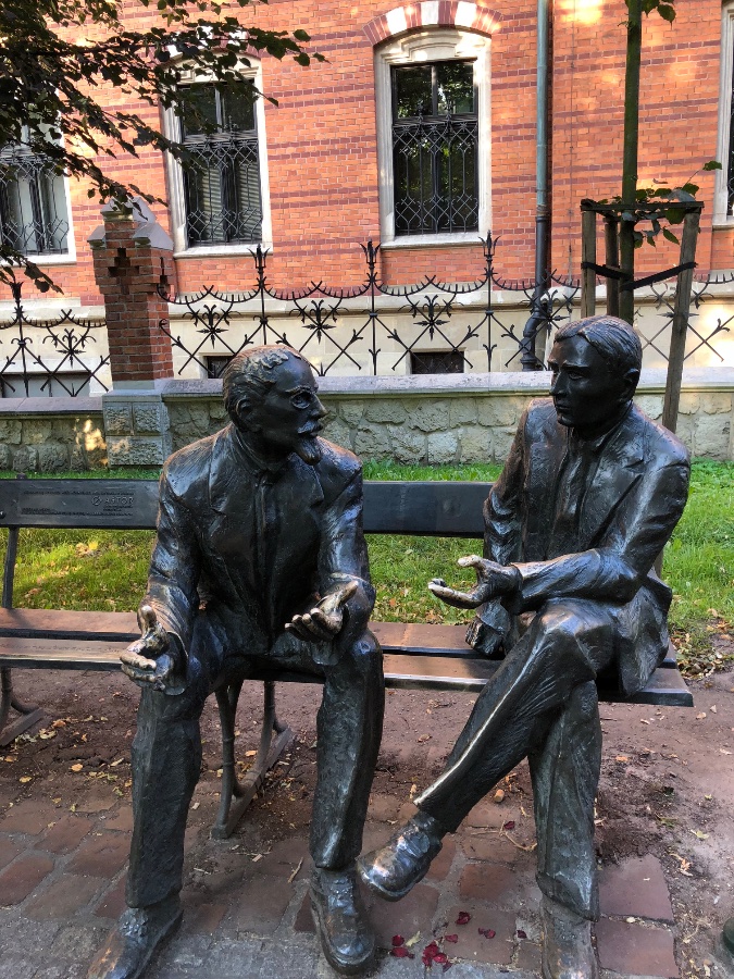 Bronze Conversation Statues