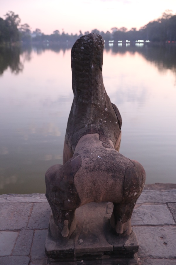 Lion Statue at Angkor Wat