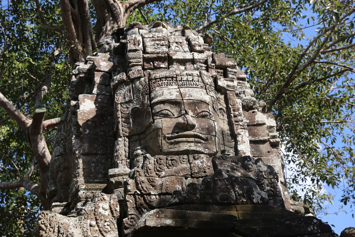 Bayon Temple Face Tower