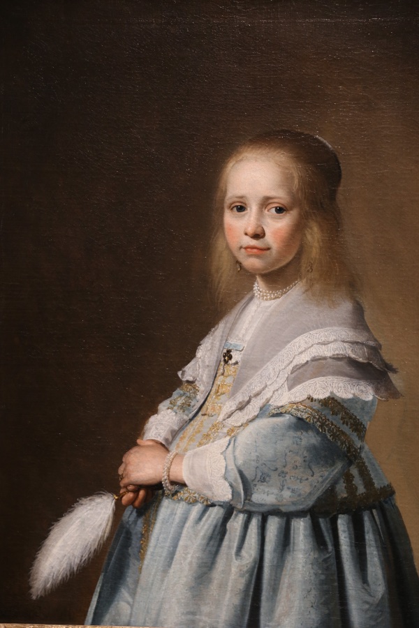 Girl in a Blue Dress