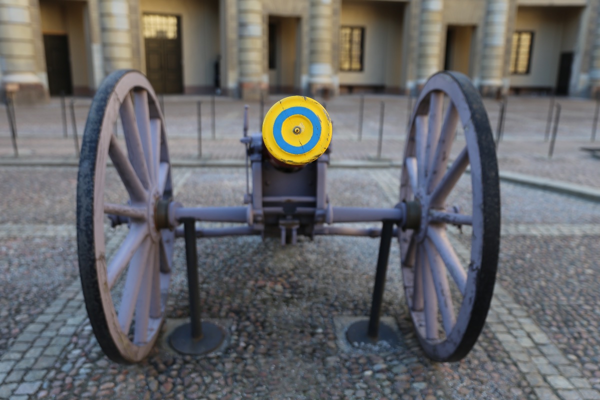 Cannon at Stockholm Palace
