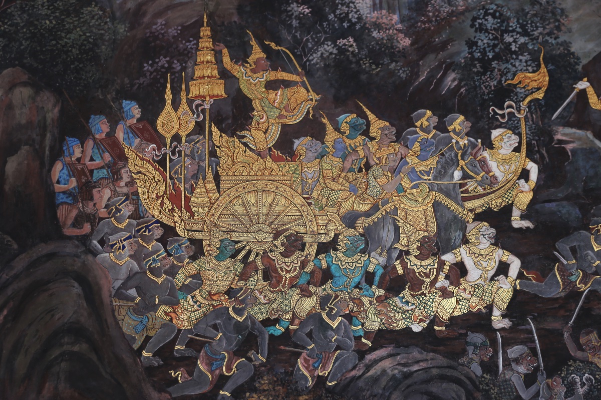 Ramayana Mural at Wat Phra Kaew