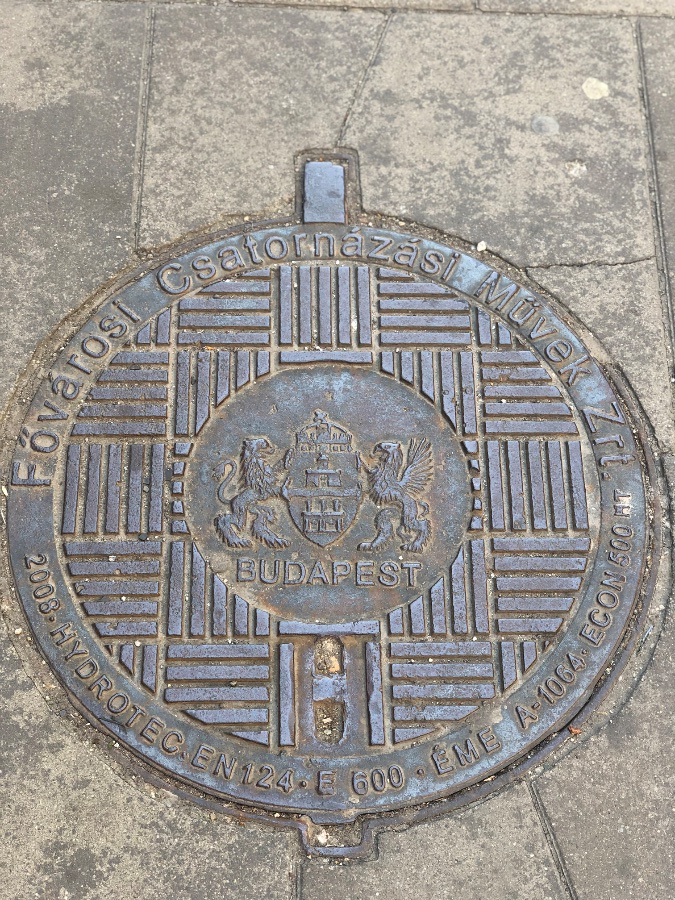 Budapest Manhole Cover