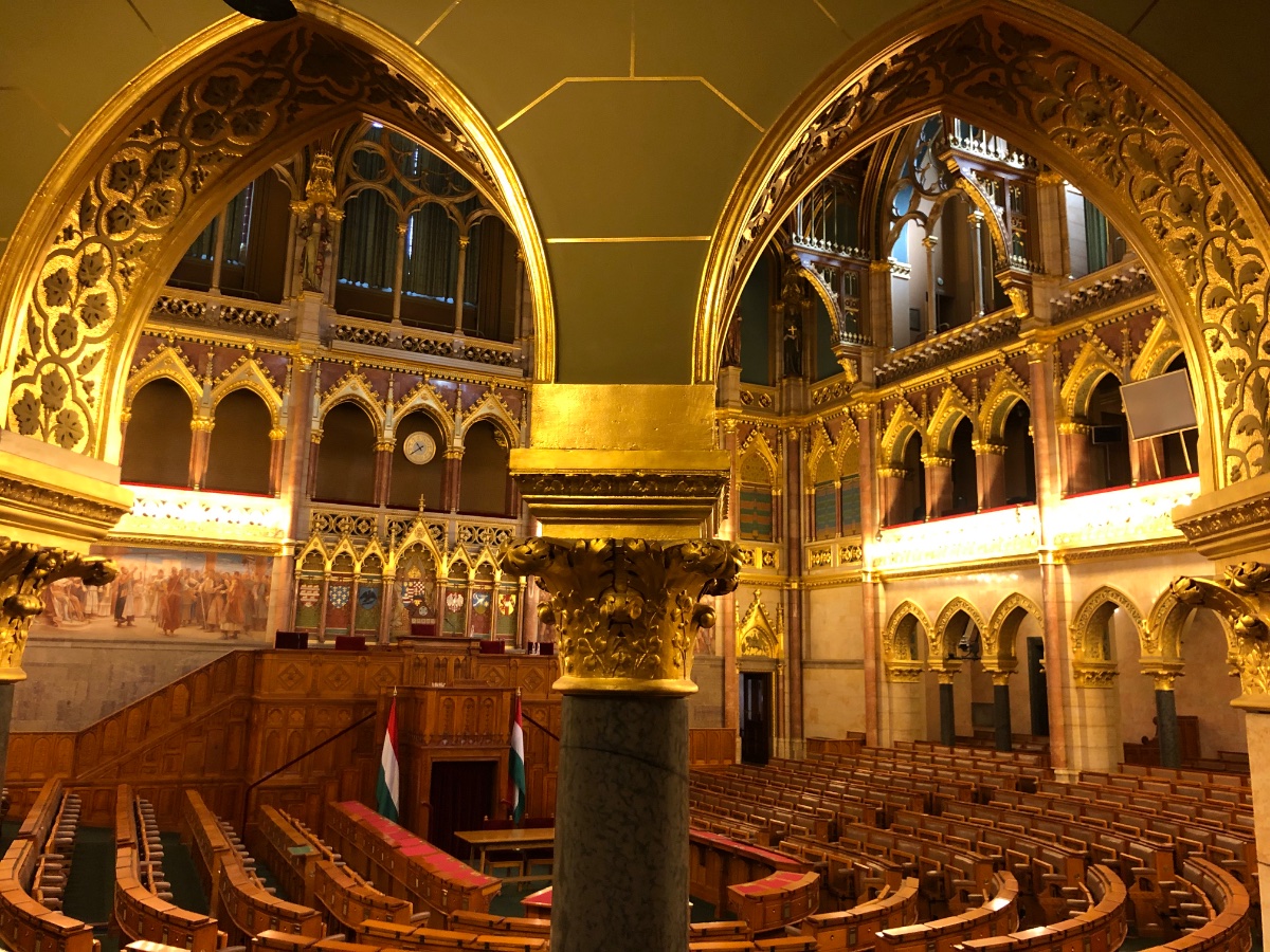 Hungarian Parliament Interior