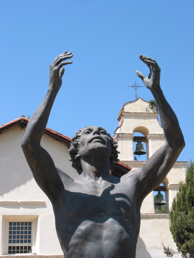 Statue at Mission Basilica San Juan Capistrano