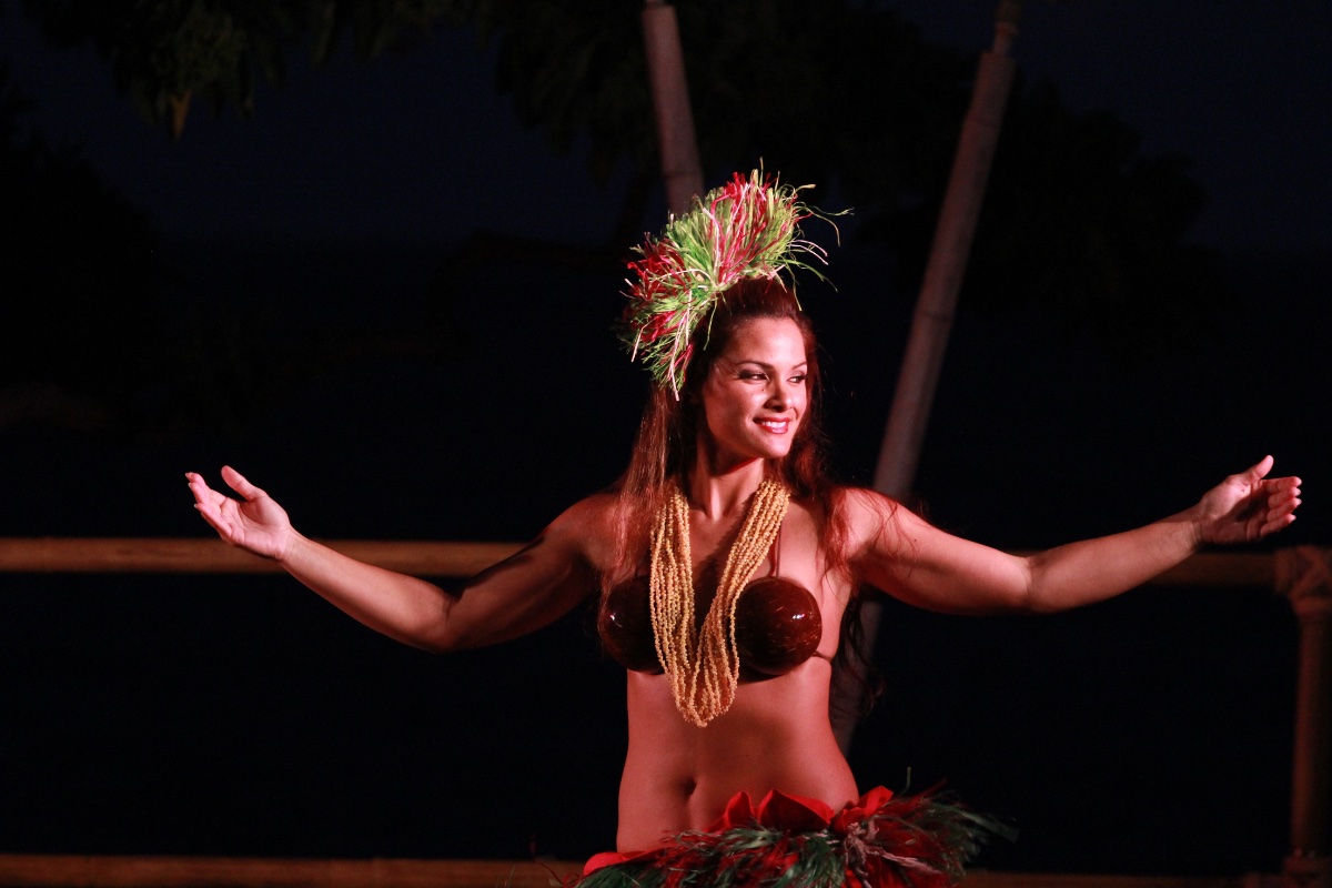 Hula Dancer in Performance