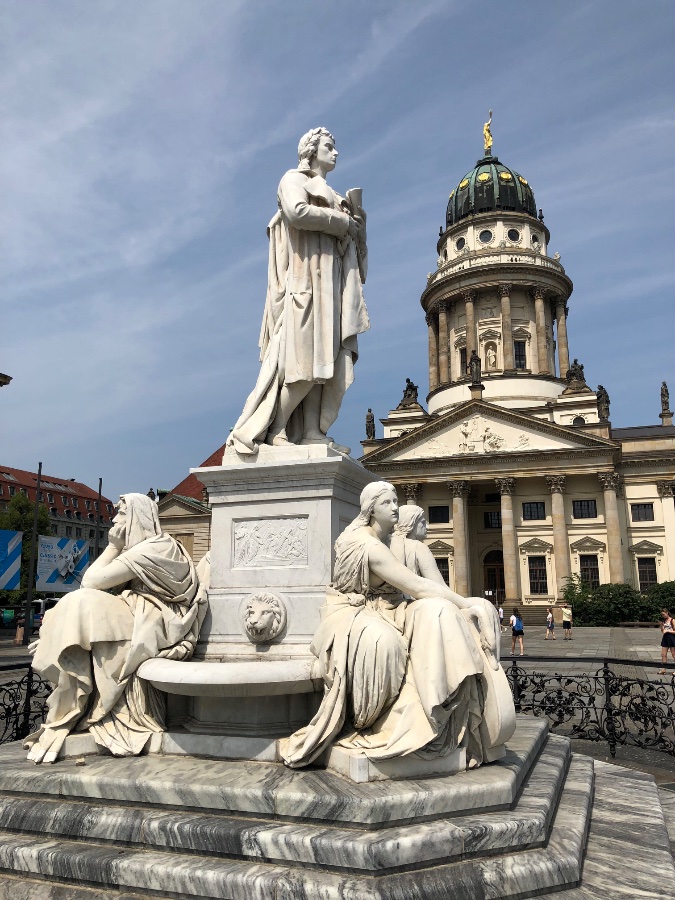 Schiller Monument at Gendarmenmarkt