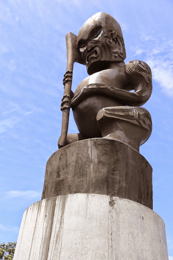 Maori Warrior Statue