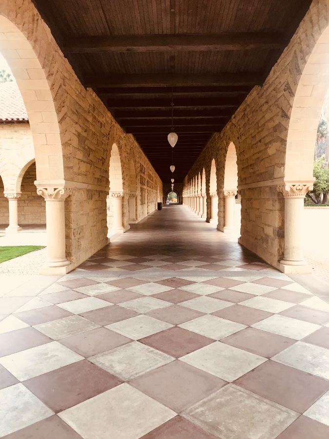Stanford University Arched Walkway