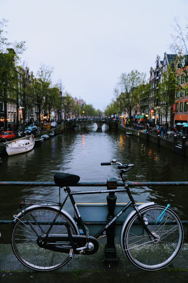 Amsterdam Canal Scene
