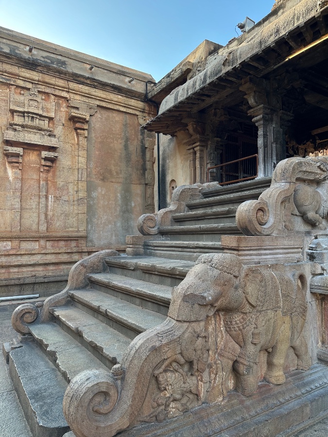 Brihadeeswarar Temple Steps