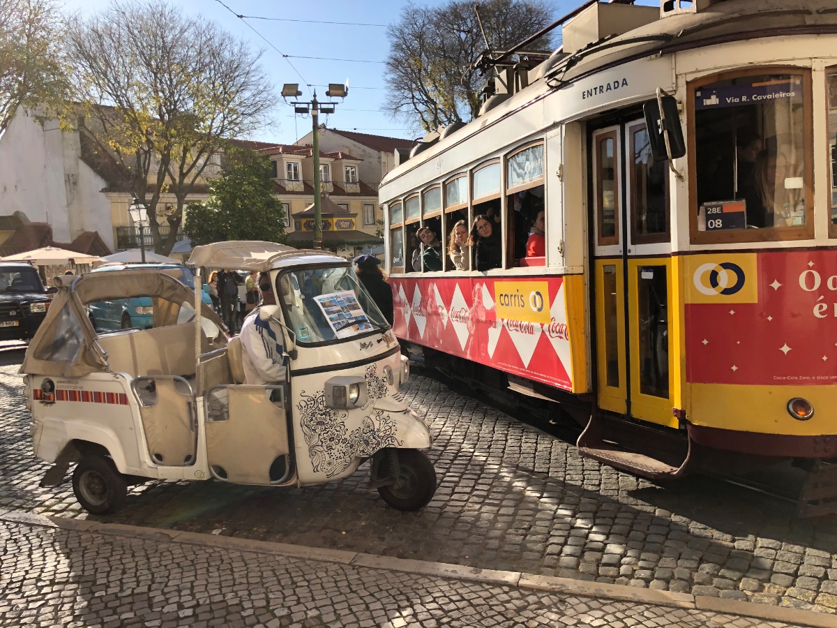 Lisbon Tram and Tuk-Tuk