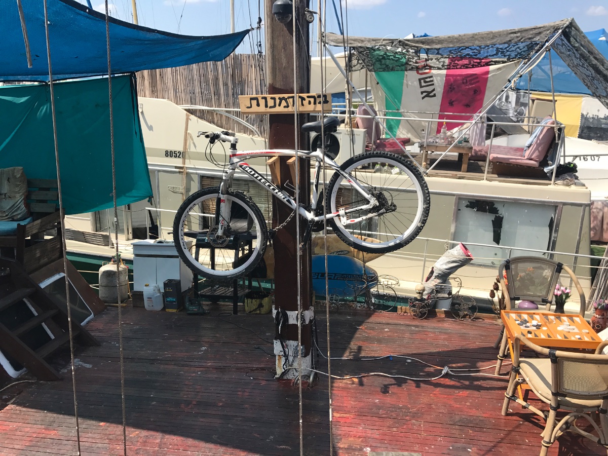 Floating Bicycle and Boats