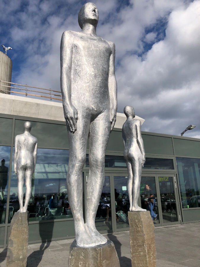 Jet Nest Sculpture at Keflavík Airport