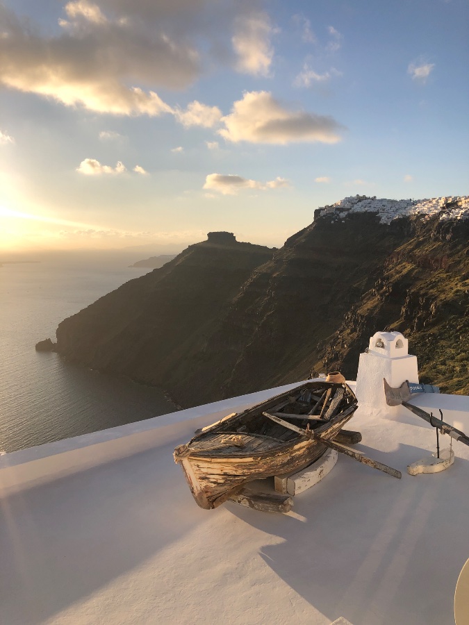 Santorini Cliffside View