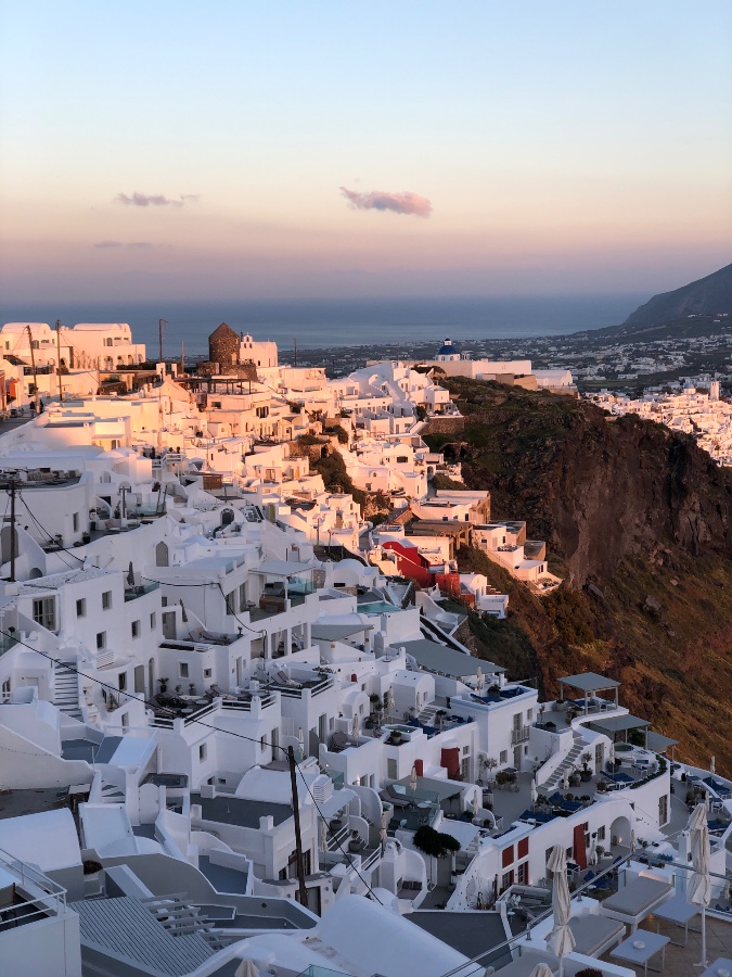 Santorini Cliffside Village