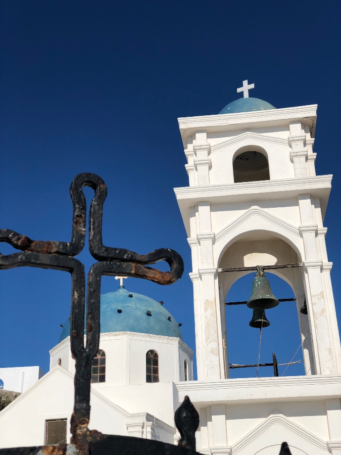 Blue Domes of Santorini