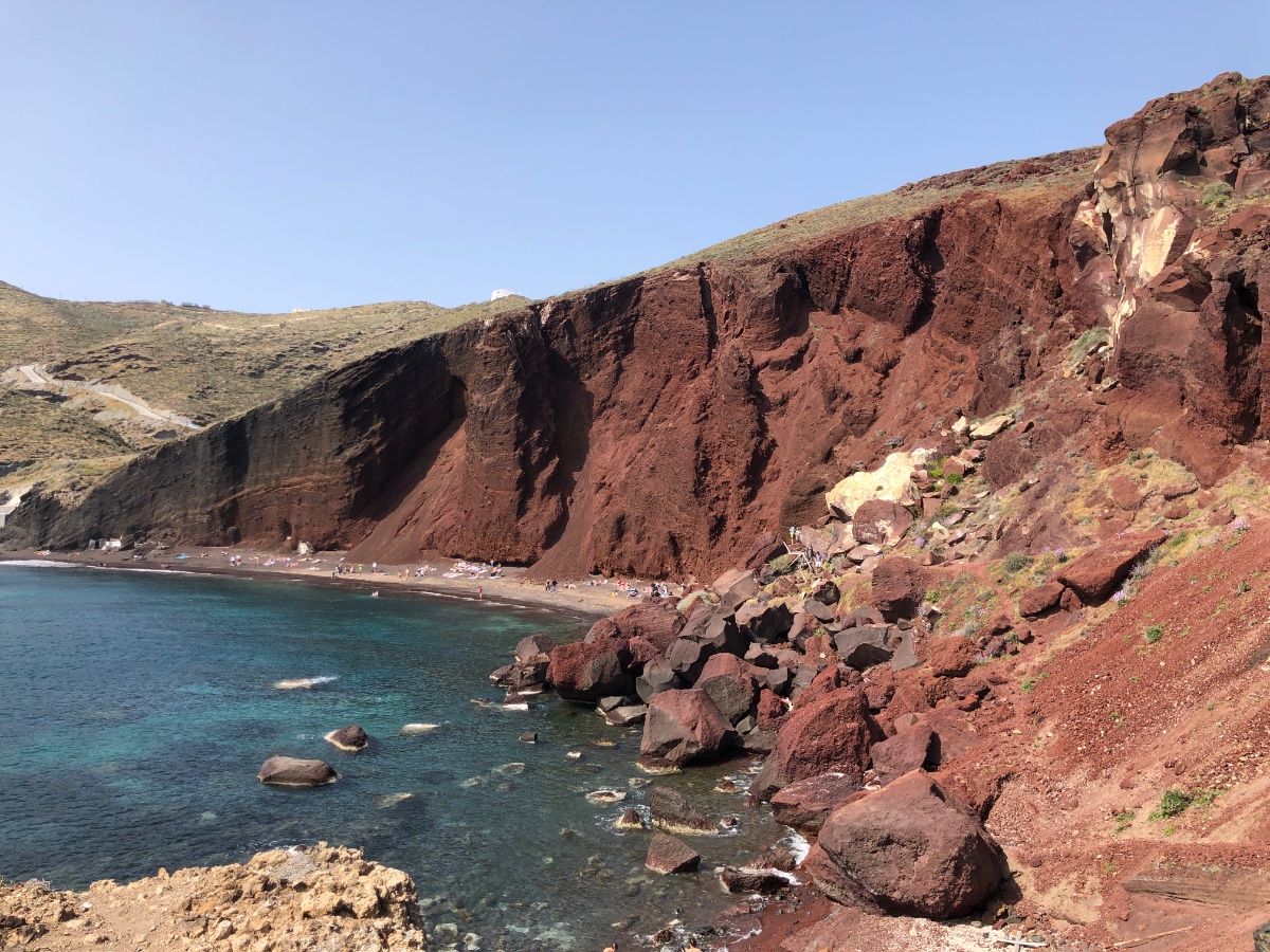 Red Beach of Santorini
