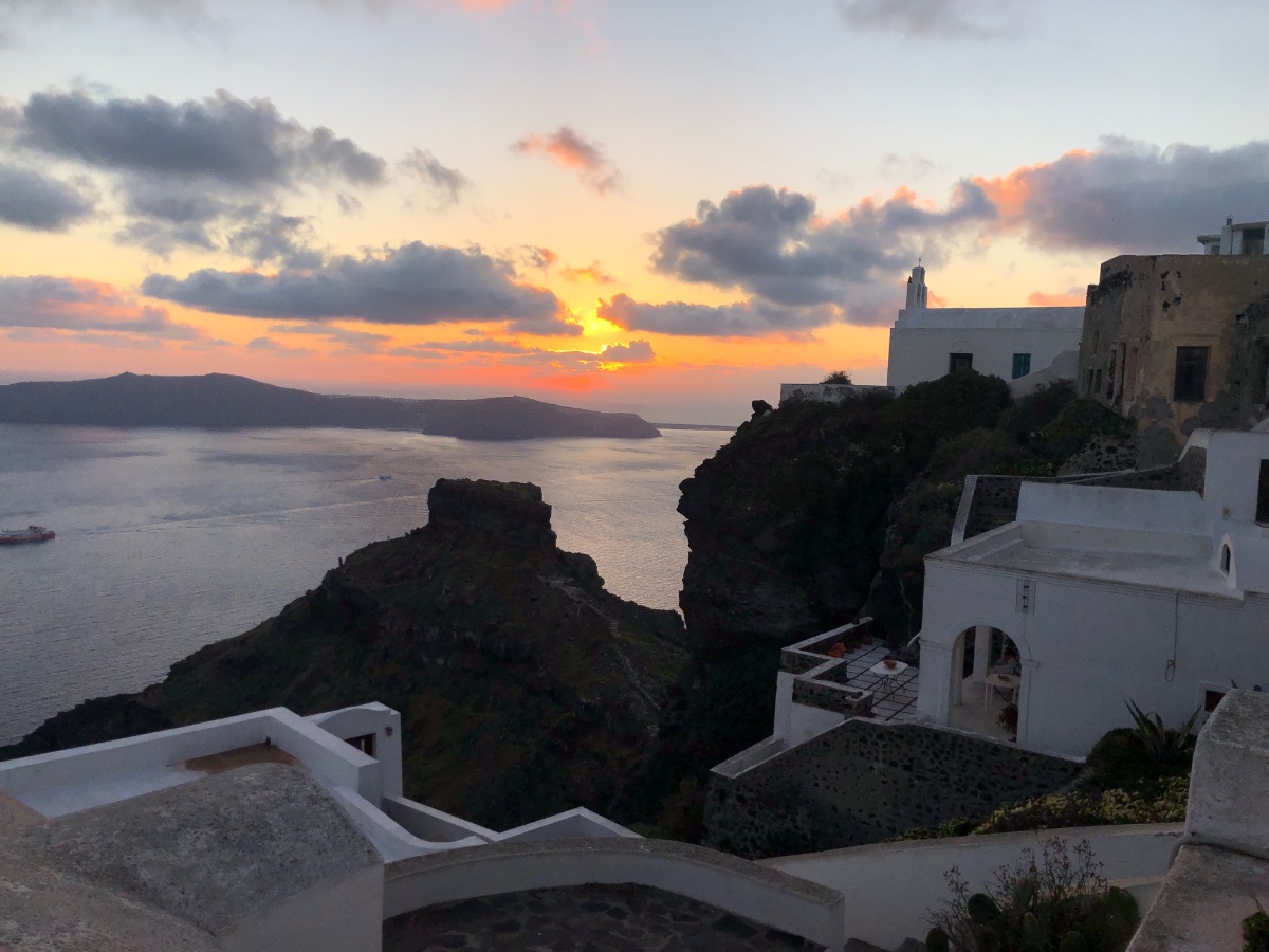 Sunset in Santorini