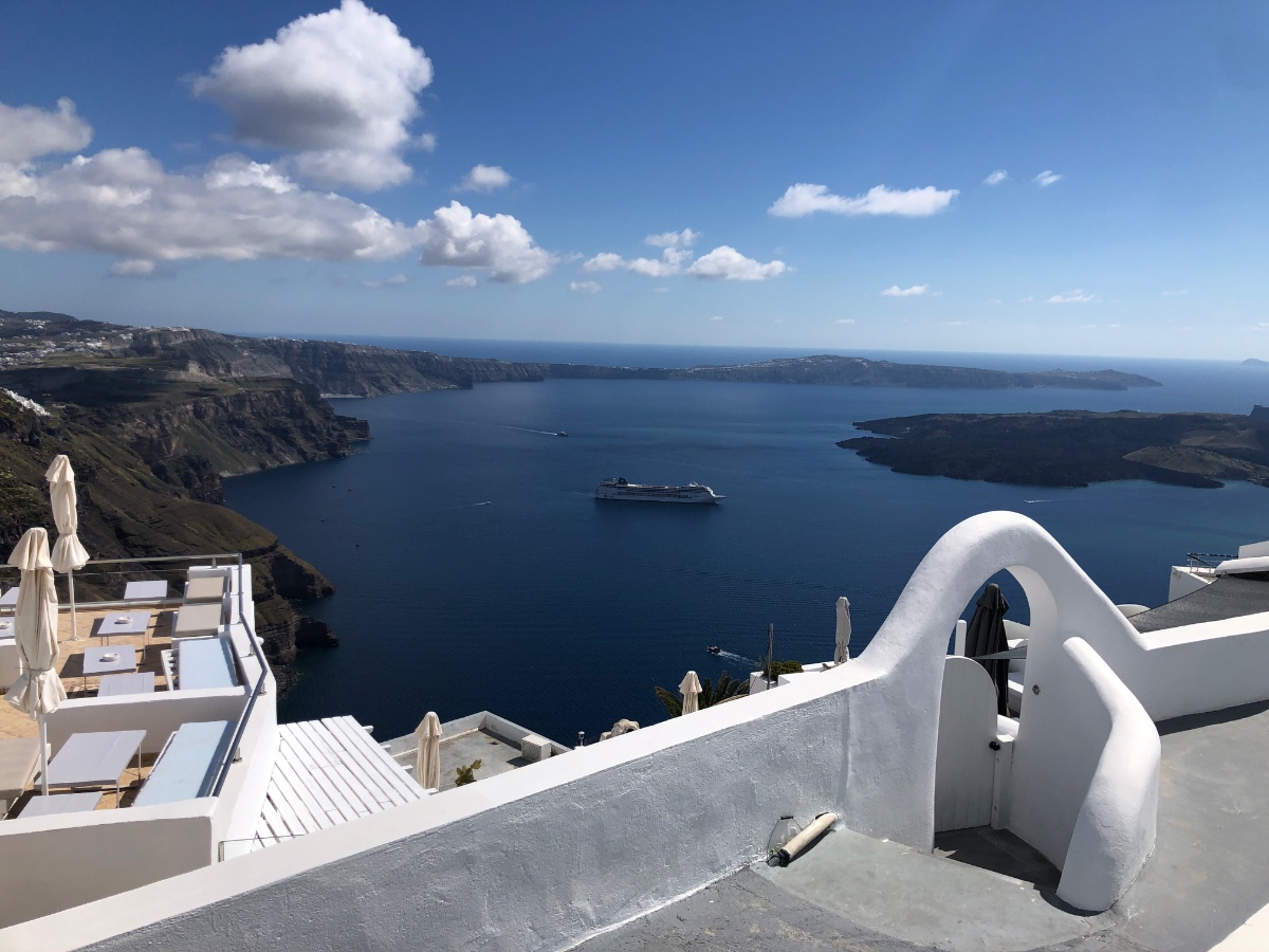 Santorini Caldera View
