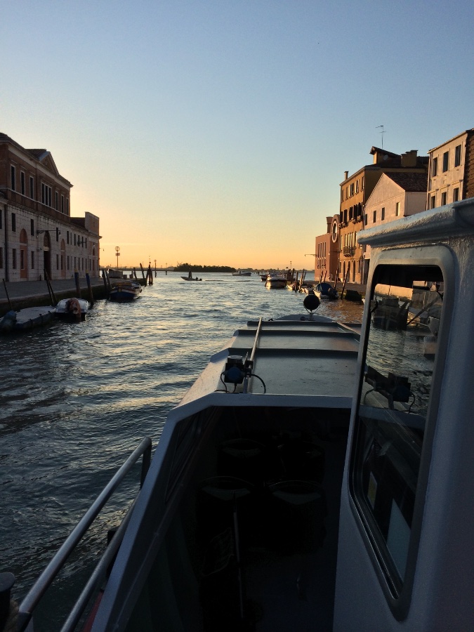 Venetian Canal at Sunset