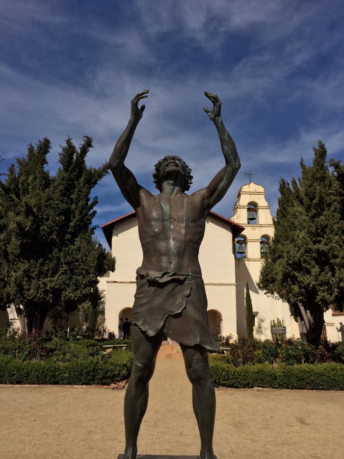 Mission San Juan Bautista Statue