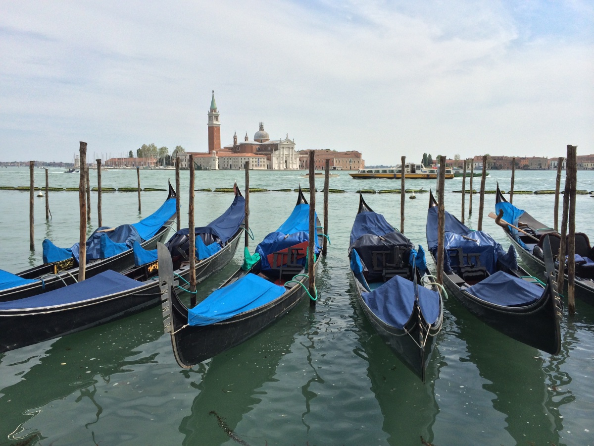 Gondolas in Venice