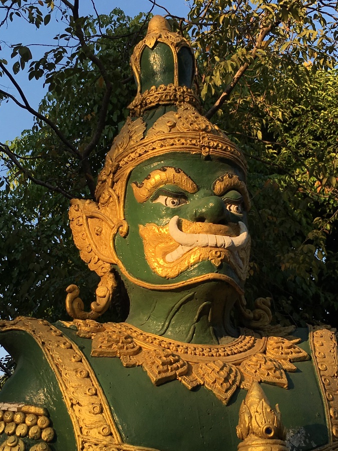 Giant Yaksha Statue