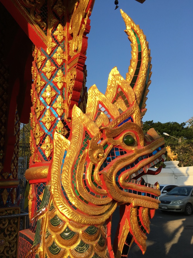 Intricate Naga Sculpture