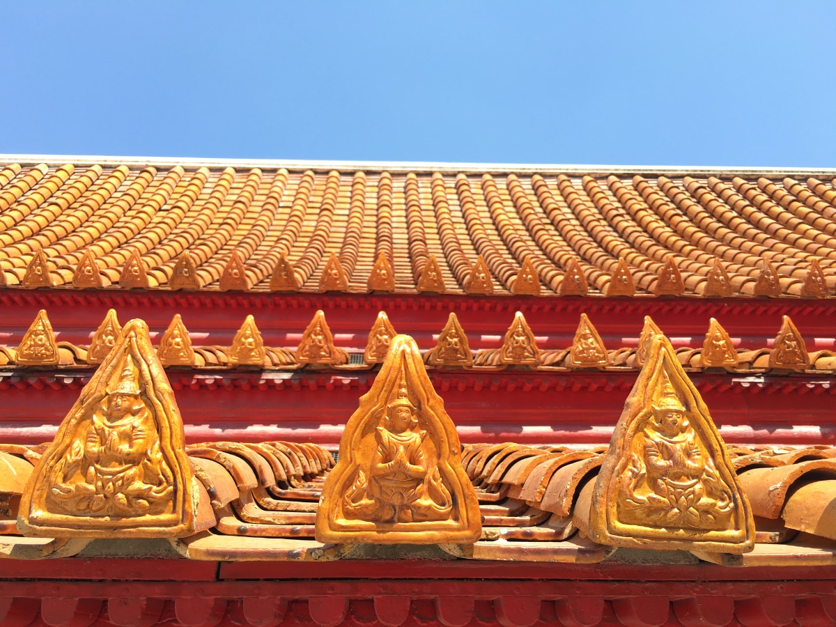 Wat Benchamabophit Roof Details