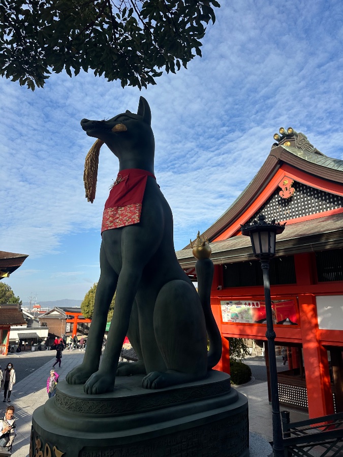 Fox Statue at Fushimi Inari Taisha